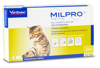 Imagen de ANTIPARASITARIO  MILPRO Interno Gatito Kitten <2kg HPM Virbac x 4comp