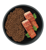 Imagen de THREE CATS Super Premium  10 kg Salmón + Comedero + Pelota + Ratón