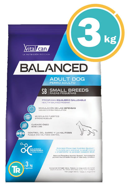 Imagen de BALANCED Perro Adulto Raza Pequeña 3kg