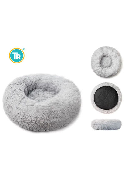 Imagen de CAMA SOFT PUFF ANTI STRESS P/ MASCOTAS VARIOS COLORES 60CM