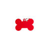 Imagen de Chapita Identificatoria Hueso Rojo Grande