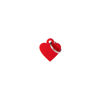 Imagen de Chapita Identificatoria Corazón Rojo Chico