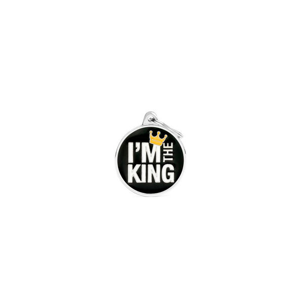 Imagen de Chapita Identificatoria I´M THE KING