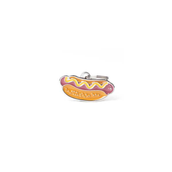 Imagen de Chapita Identificatoria  HOT-DOG FOOD salchicha