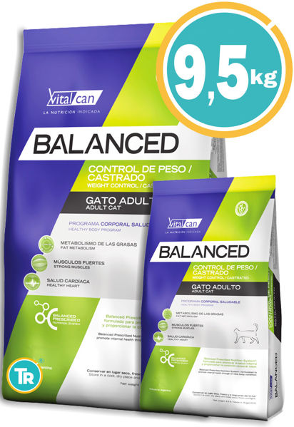 Imagen de BALANCED Gato Control de Peso/Castrados 7,5 + 2 kg - PROMO LOCAL