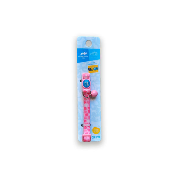 Imagen de Collar para Gato "Easy Clip Corazones" – Comodidad, Estilo y Seguridad