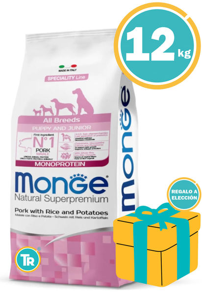 Imagen de MONGE Alimento Monop Puppy Pork  12KG
