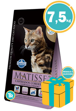 Mostrar detalles para MATISSE Alimento Castrado Cordero 7,5Kg Imagen de MATISSE Alimento Castrado Cordero 7,5Kg