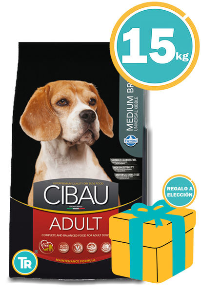 Imagen de CIBAU Alimento Perro Adulto Raza Media 15 Kg