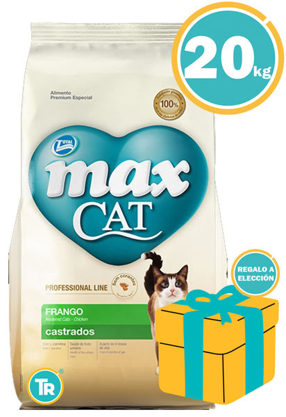 Imagen de MAX Alimento Cat Gato Castrados 20 kg