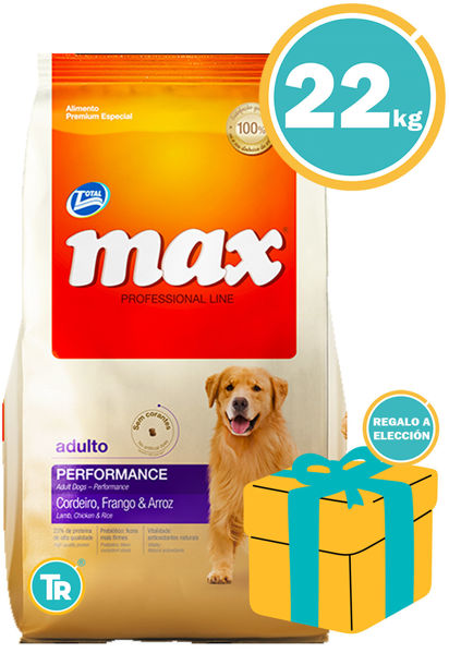 Imagen de MAX Alimento Performance Perro Adulto 22 kg