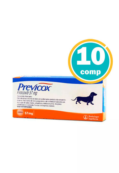 Imagen de PREVICOX  57Mg Antiinflamatorio Blister 10 Comp