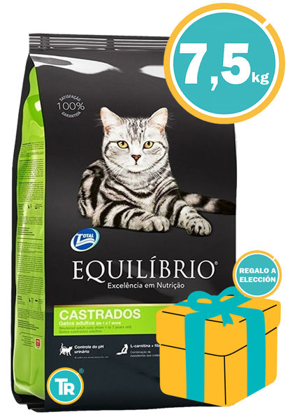 Imagen de EQUILIBRIO Alimento Gato Castrado 7,5 kg