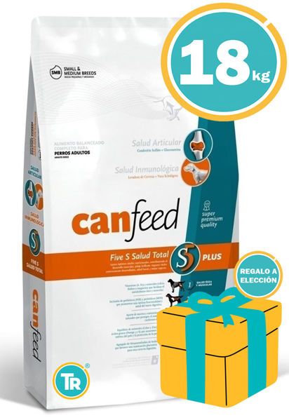 Imagen de CANFEED Perro Adulto Razas Medianas y Pequeñas 15 + 3 kg