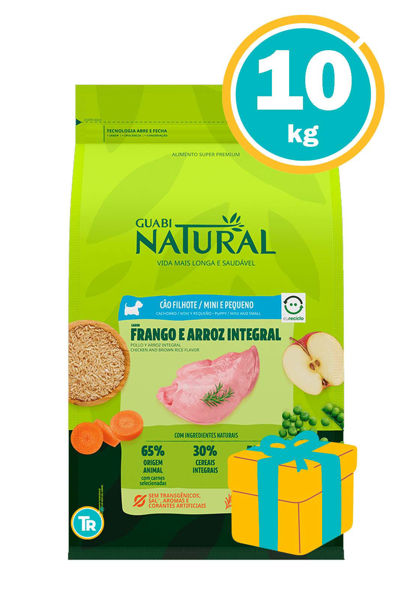 Imagen de GUABI Alimento Perro Cachorro Raza Peq/Mini 10.1kg Pollo y Arroz Integral