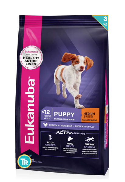 Imagen de EUKANUBA Cachorro Raza Mediana 3kg ML