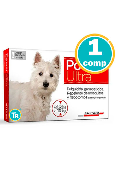 Imagen de PIPETA POWER ULTRA PERROS 5 A 10KG (ROJO)