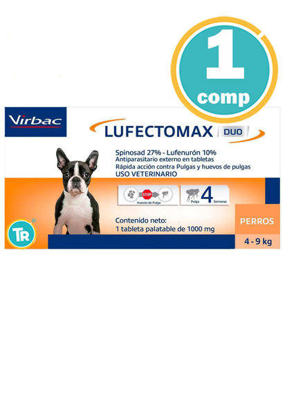 Imagen de PASTILLA ANTIPULGAS LUFECTOMAX Perro 4 - 9 KG