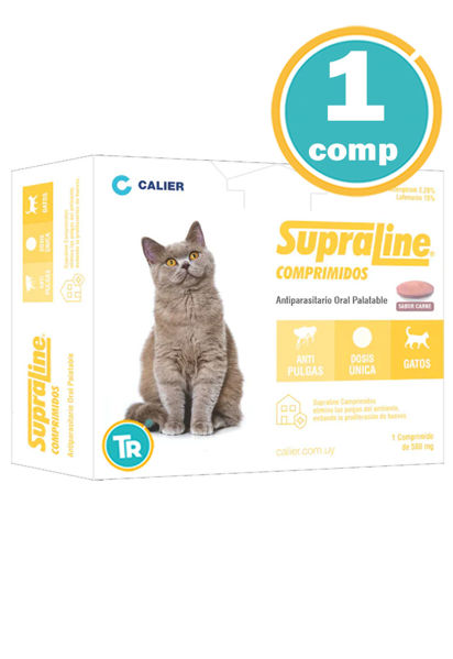 Imagen de ANTIPULGAS SUPRALINE Gatos Comprimido 1 a 6kg