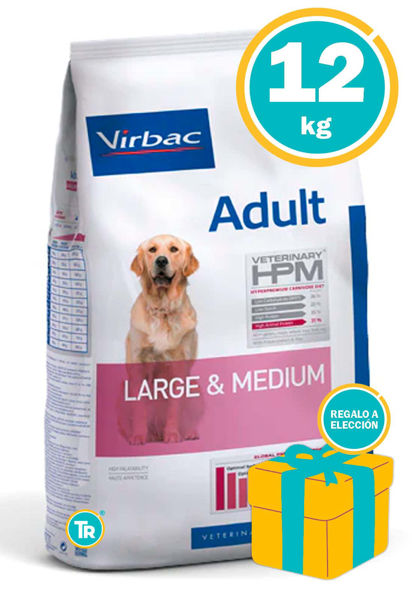 Imagen de Alimento HPM Virbac Perro Adulto Raza Mediana y Grande 12kg