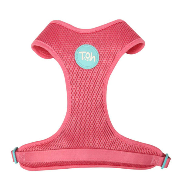 Imagen de ARNÉS DE MALLA EN H TOH TALLE XS - ROSA