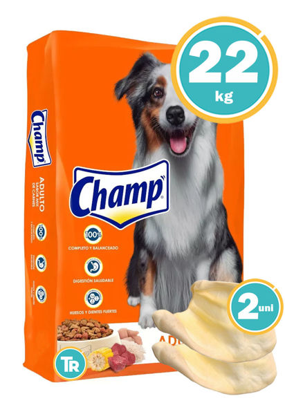 Imagen de Champ Mix  22kg + Orejas