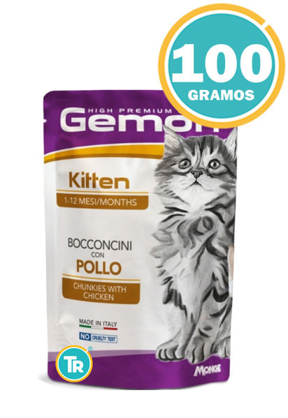 Imagen de SALSA GEMON GATO KITTEN POLLO 100GR