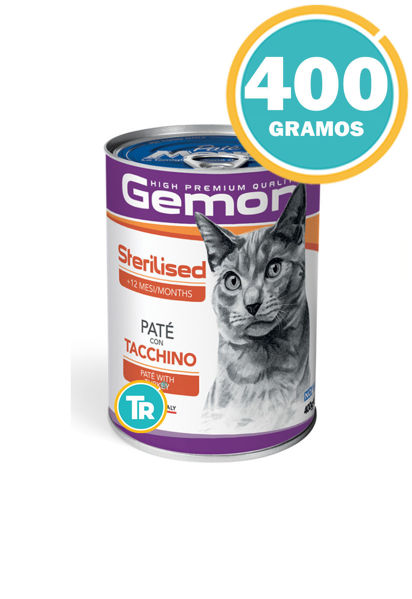 Imagen de PATE GEMON GATO STERILISED TURKEY 400GR