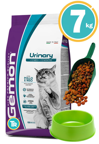 Imagen de GEMON Urinary Pollo y Arroz 7kg + Pala + Comedero