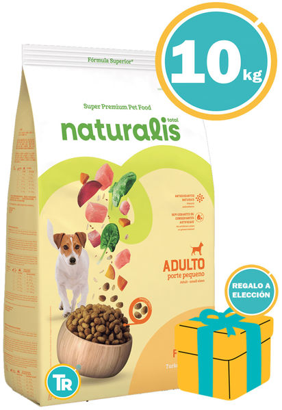 Imagen de NATURALIS ALIMENTO RAZA PEQUEÑA ADULTO TURKEY & CHICKEN 10KG