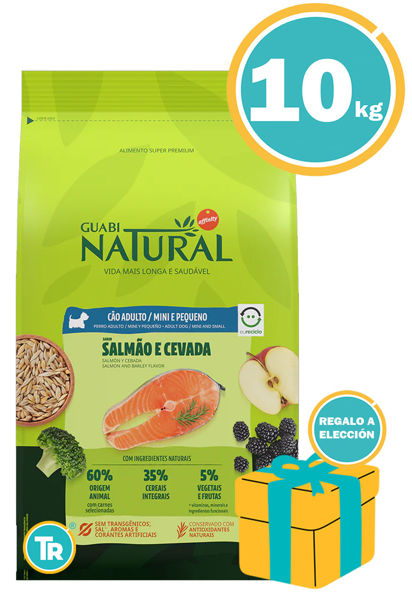 Imagen de GUABI Dog Adulto Raza Peq/Mini 10,1kg Salmon y Cebada