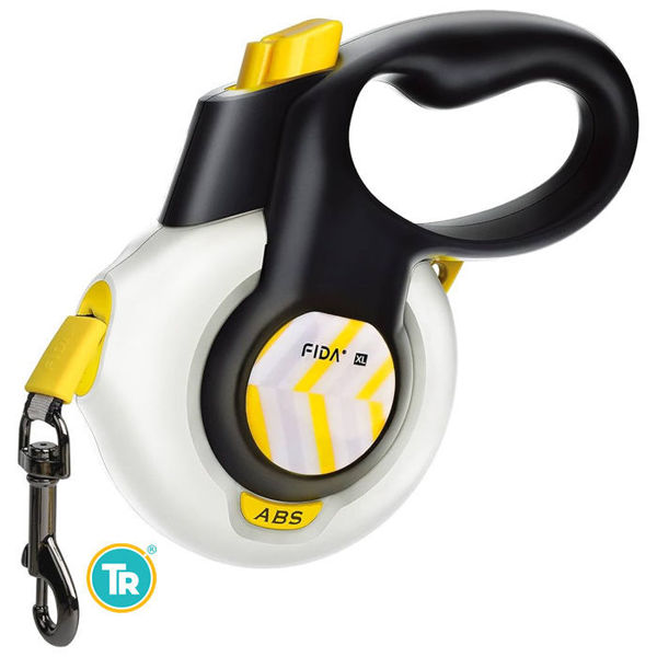 Imagen de CORREA FIDA RETRACTIL AUTOFRENO TALLE M 5M BLANCA
