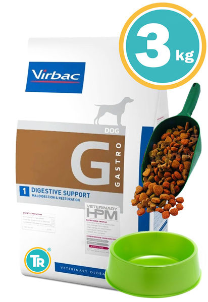 Imagen de HPM Virbac Perro Gastrointestinal Trastornos Digestivos 3kg + Pala + Plato