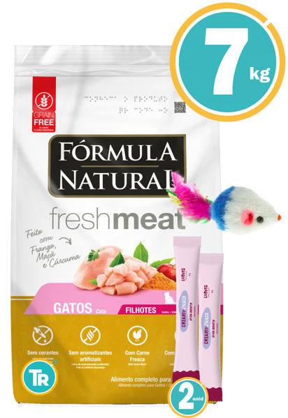 Imagen de Formula Natural Gato Cachorro 7kg + Salsas + Ratón