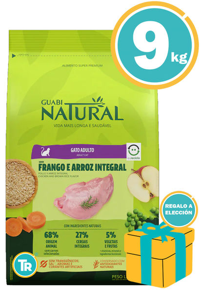 Imagen de GUABI Alimento Gato Adulto 7,5 + 1,5 kg Pollo y Arroz Integral