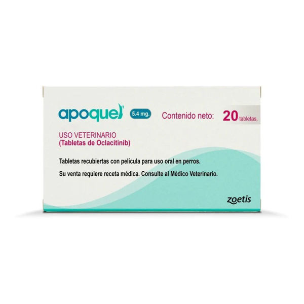 Imagen de APOQUEL 5.4Mgs Dermatitis Alergica  20 Comp