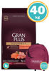 Imagen de GRAN PLUS Alimento Adulto Gourmet Med/Gra 40kg Salmón y Pollo