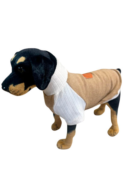 Imagen de BUZO - ANGORA STRETCH CAMEL TALLE 4