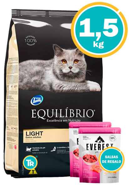Imagen de EQUILIBRIO Gato Light 1,5 kg + Salsas
