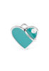 Imagen de CHAPITA CORAZÓN S CELESTE BASIC HANDMADE