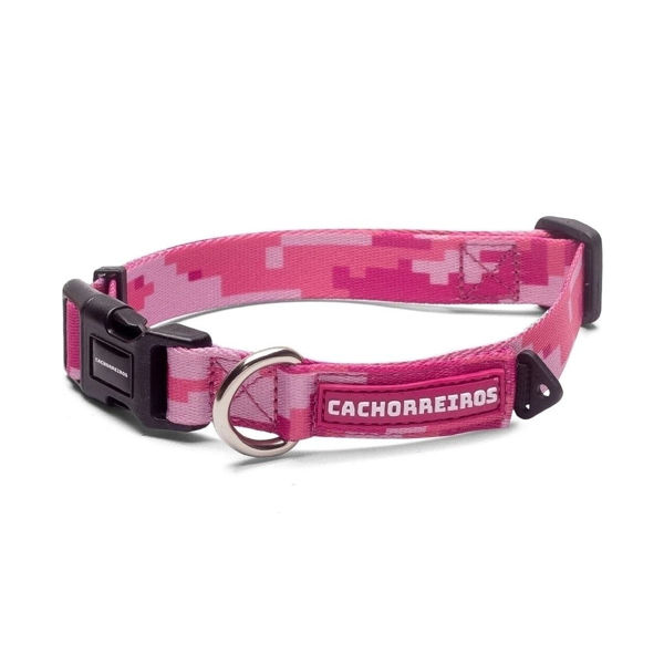 Imagen de COLLAR CAMUFLAGE ROSA TALLE S - CACHORREIROS