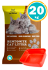 Imagen de SANITARIO PARTNER AGLOMERANTE 20KG VARIOS AROMAS + BANDEJA SANITARIA