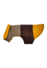 Imagen de Abrigo Polar de Pana Tricolor Talle 7 (Chocolate Y Mostaza)
