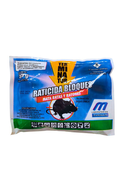 Imagen de RATICIDA TERMINATOR EN BLOQUES 100GRS - MICROSULES