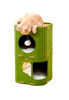 Imagen de Torre Rascador para Gato 2 Niveles Verde
