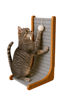 Imagen de RASCADOR P/GATO EN FORMA DE L GRIS