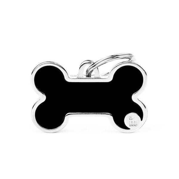 Imagen de CHAPITA HUESO L NEGRO - FERPLAST