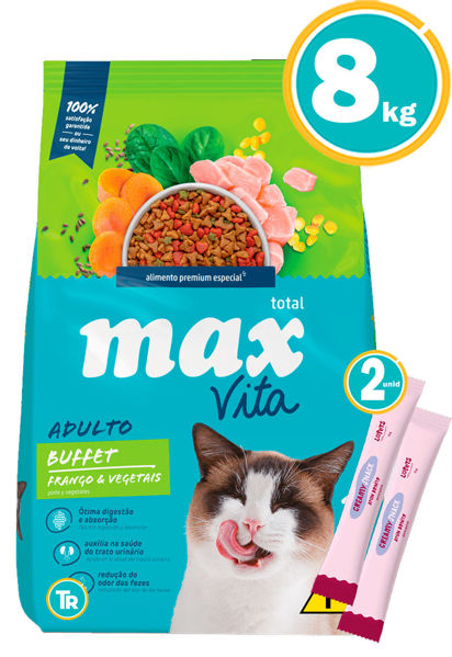 Imagen de MAX Cat Gato Buffet 8kg + Regalo
