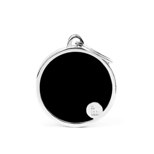 Imagen de CHAPITA CIRCULO NEGRO L - FEPLAST