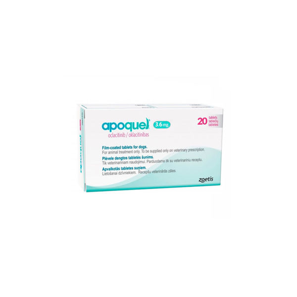 Imagen de APOQUEL 3.6MG 20 COMPRIMIDOS